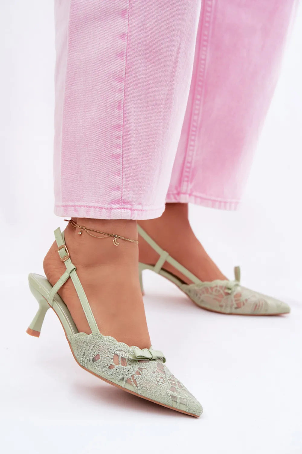 Basutės su kulnu modelis 226923 Step in style