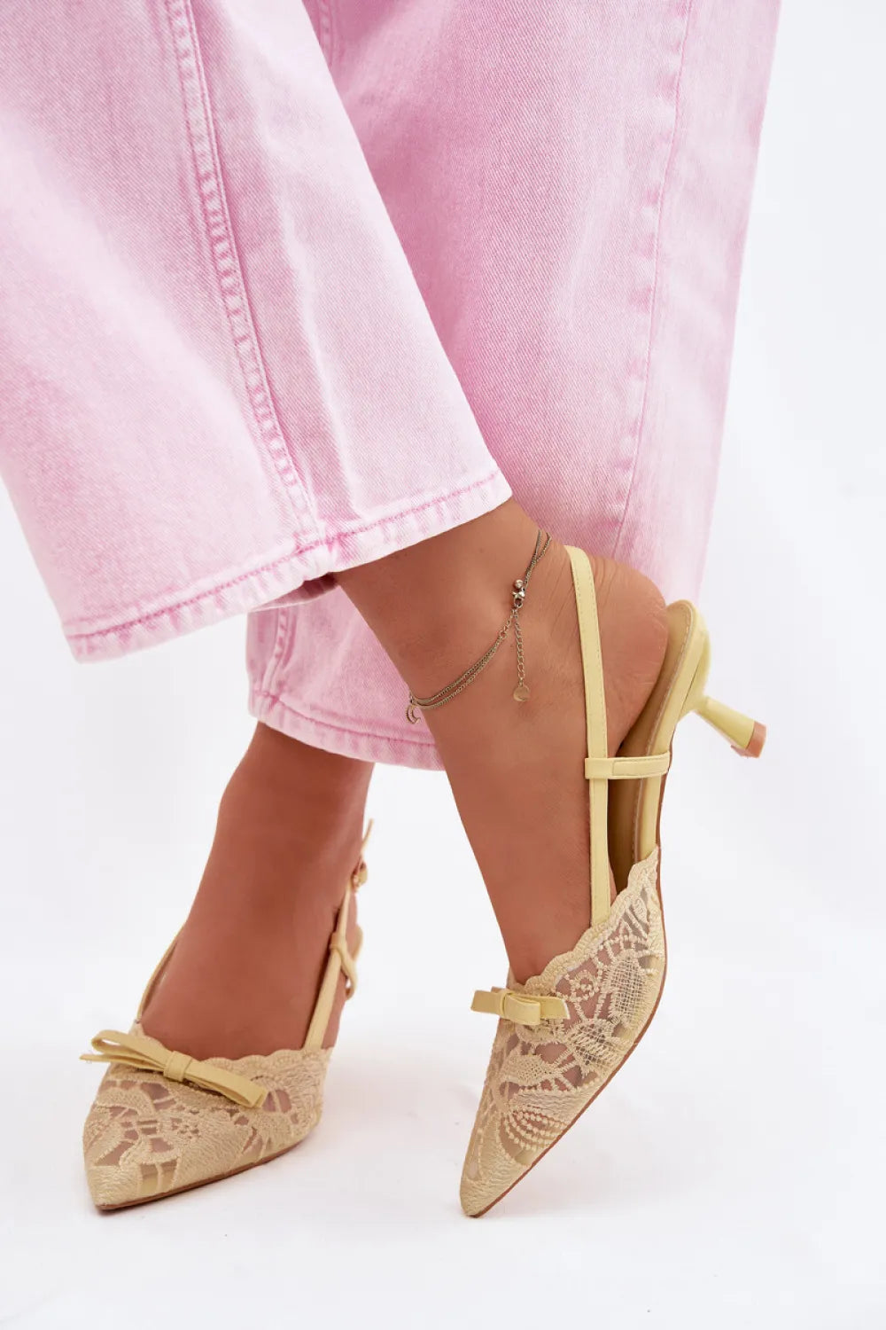 Basutės su kulnu, modelis 226926 Step in style