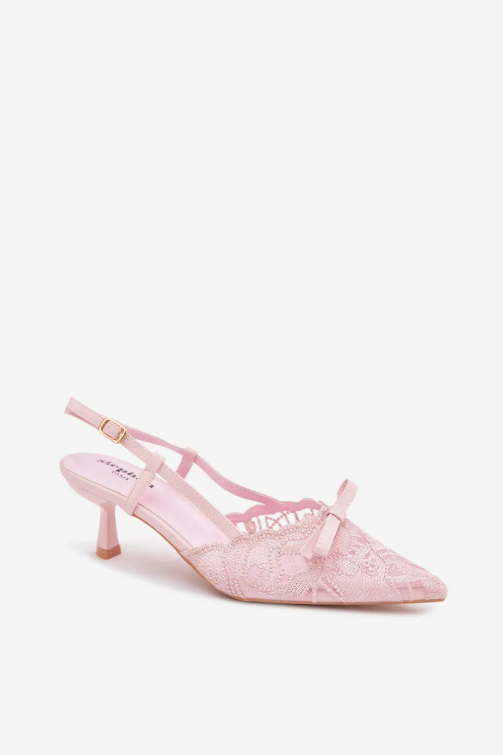 Basutės su kulnu, modelis 226927 Step in style