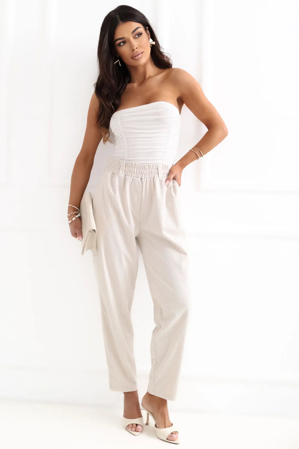velvetinės kelnės modelis 226967 Rue Paris
