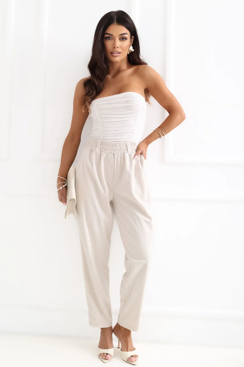 velvetinės kelnės modelis 226967 Rue Paris