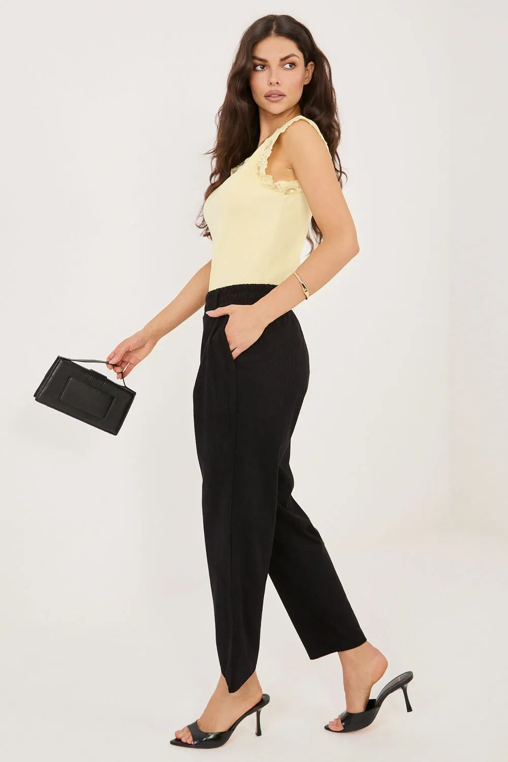 velvetinės kelnės modelis 226969 Rue Paris