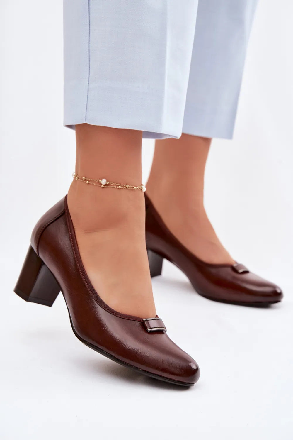Bateliai su masyviu kulnu, modelis 227172, Step in style