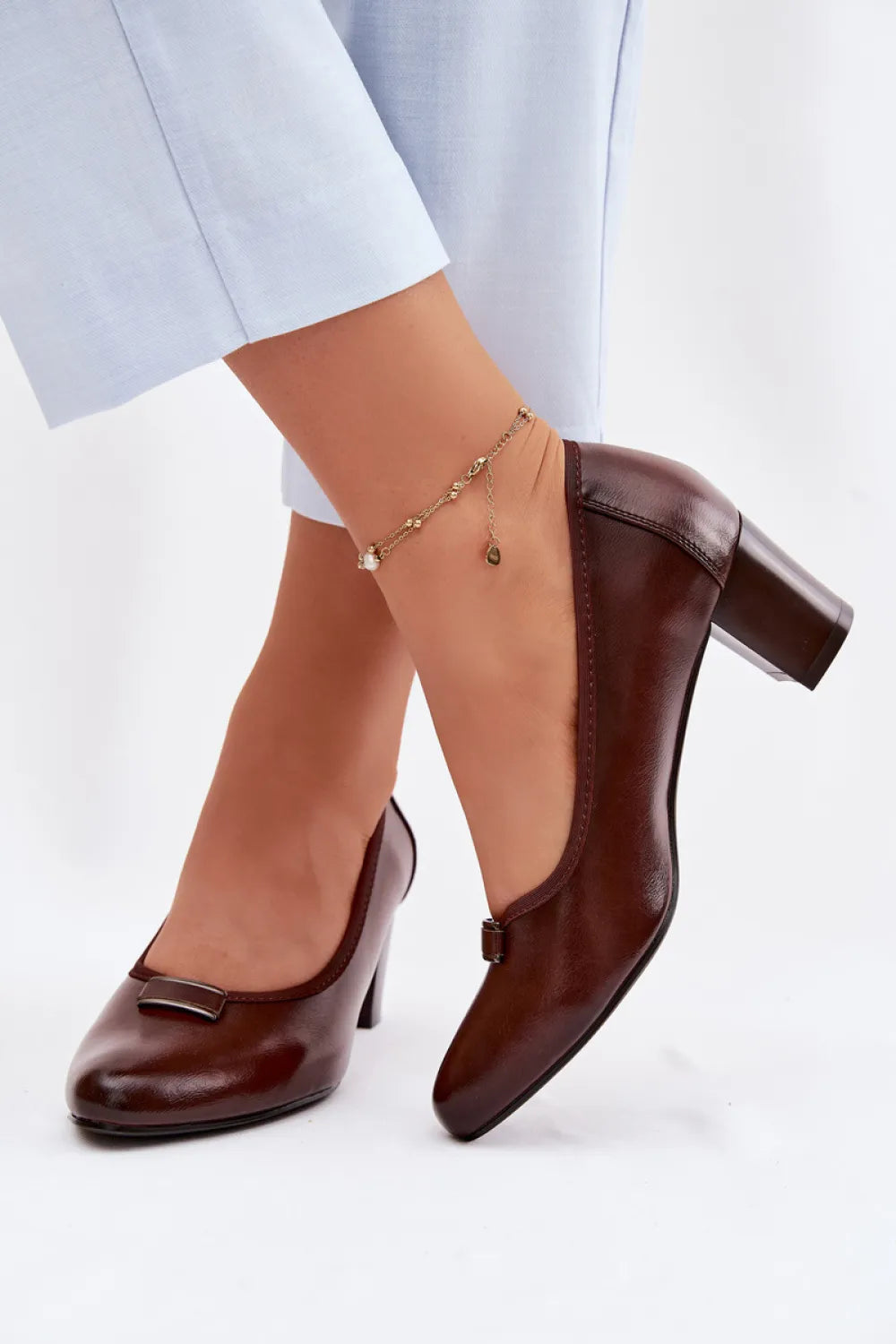 Bateliai su masyviu kulnu, modelis 227172, Step in style