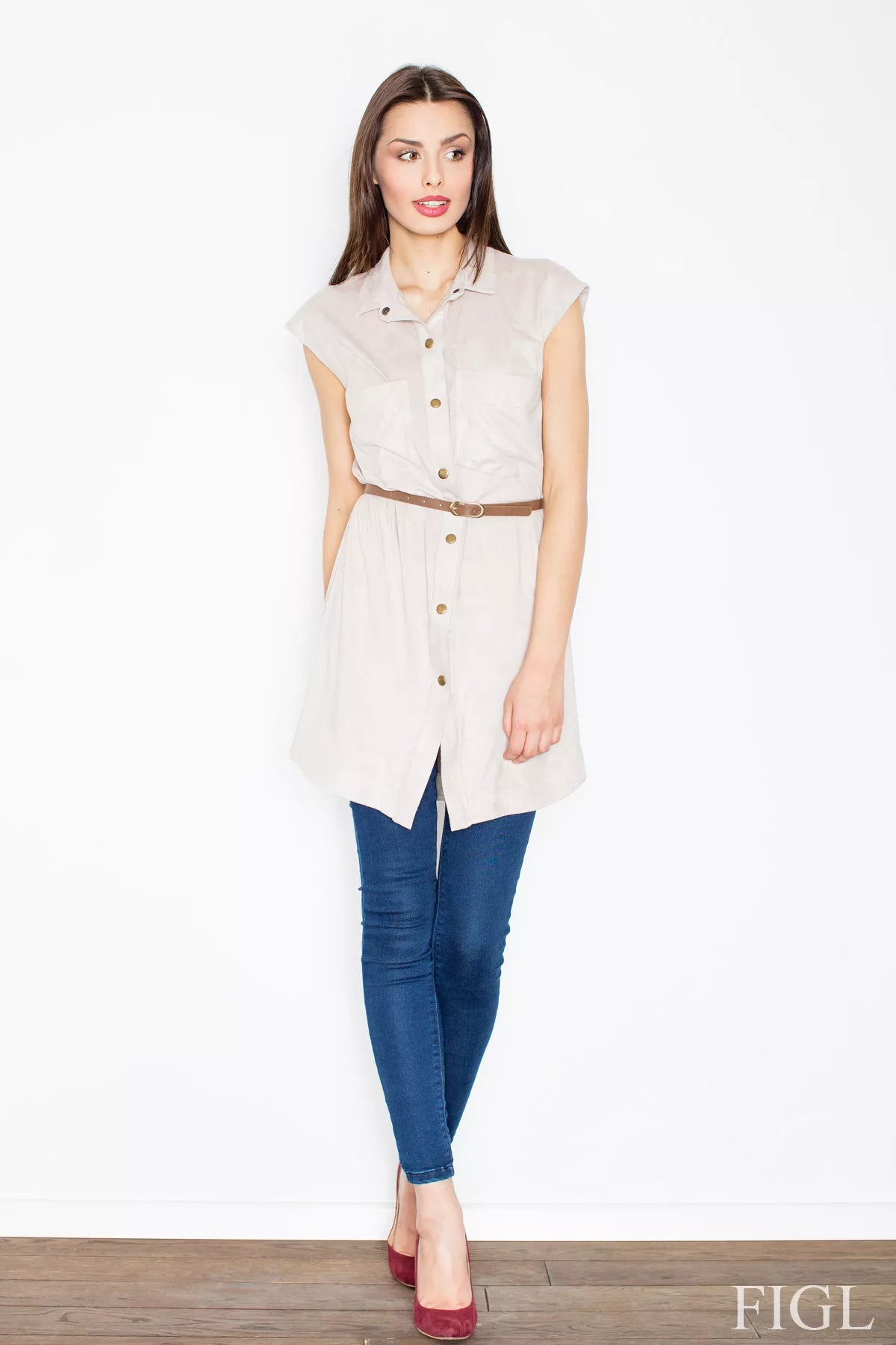 Dieninė suknelė, modelis 52579, Figl