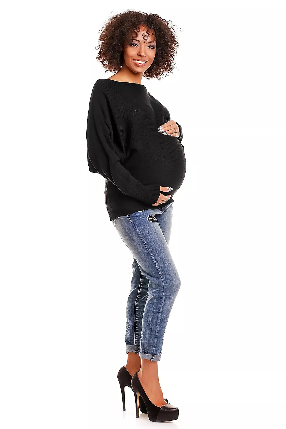 Nėščiosios megztinis, modelis 84276 "PeeKaBoo"