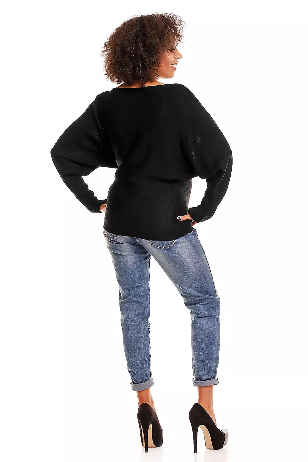 Nėščiosios megztinis, modelis 84276 "PeeKaBoo"