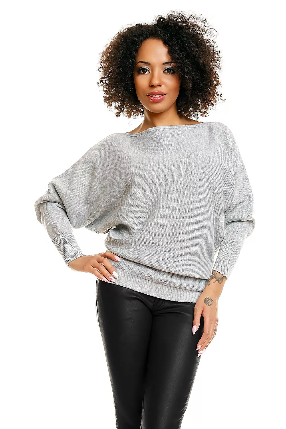 Šikšnosparnio stiliaus palaidinės modelis 84282 PeeKaBoo