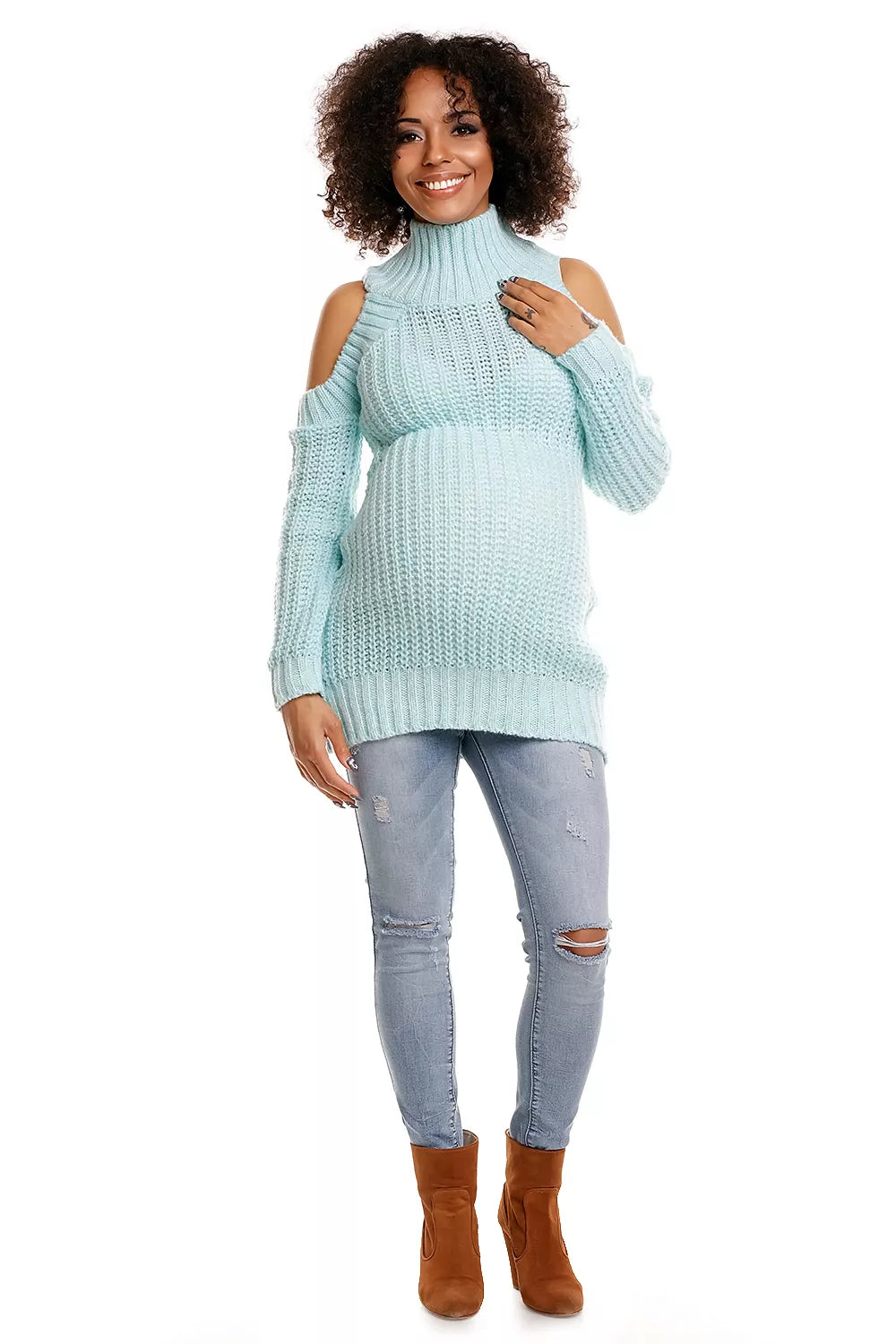 Nėštumo megztinis, modelis 84339, PeeKaBoo