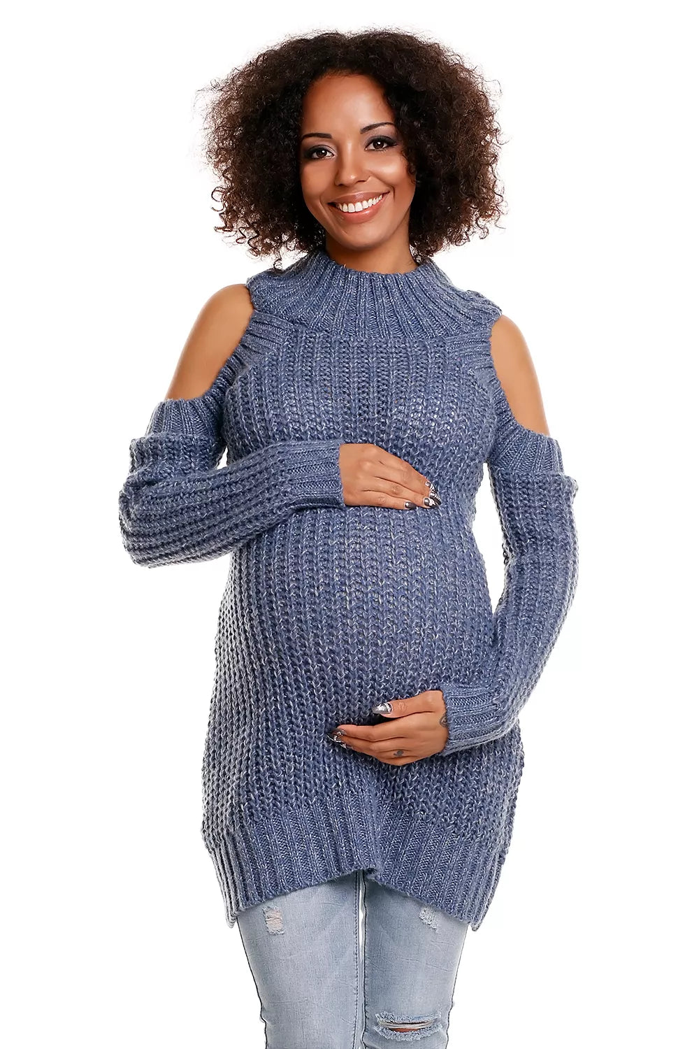 Nėštumo megztinis, modelis 84340 PeeKaBoo