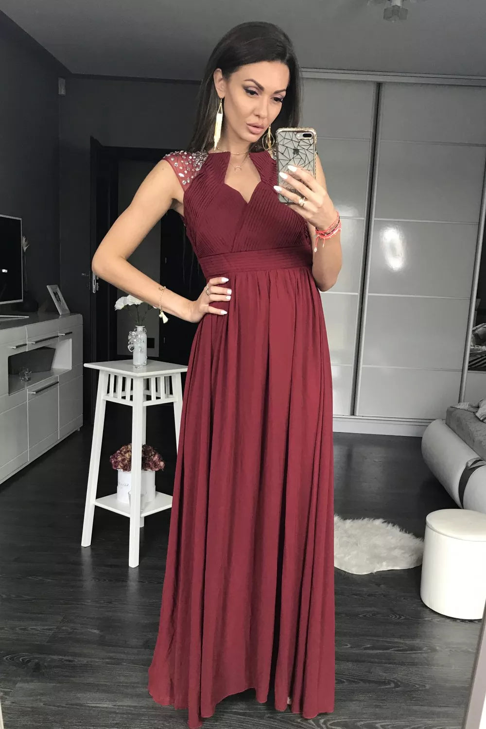 Ilgas suknelės modelis 105287 YourNewStyle