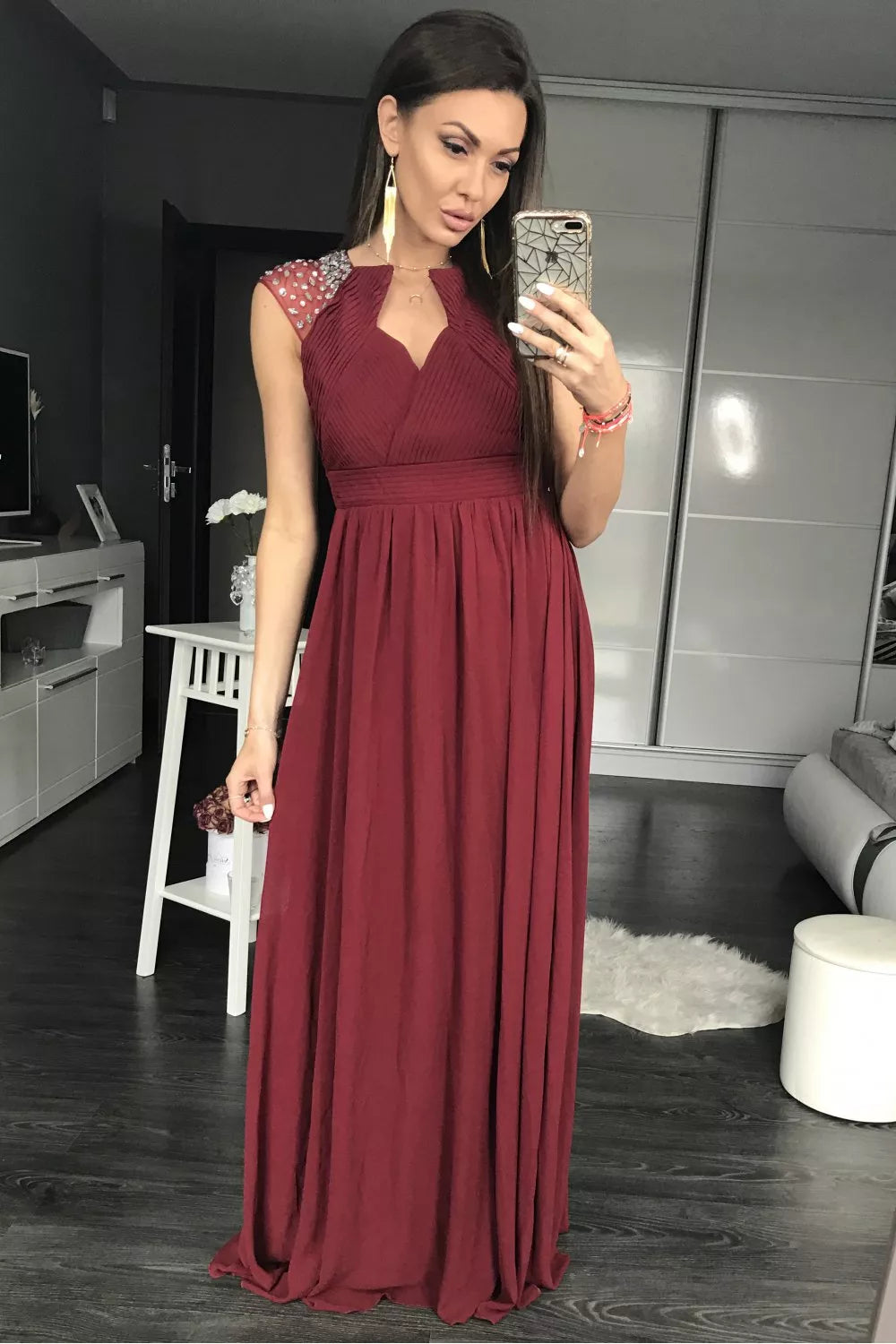 Ilgas suknelės modelis 105287 YourNewStyle