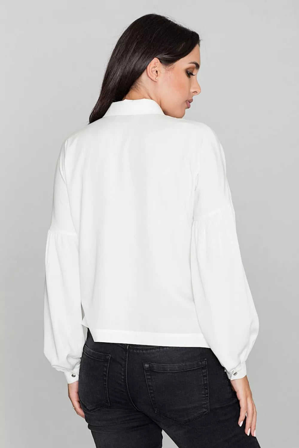 Marškiniai ilgomis rankovėmis, modelis 111026, Figl
