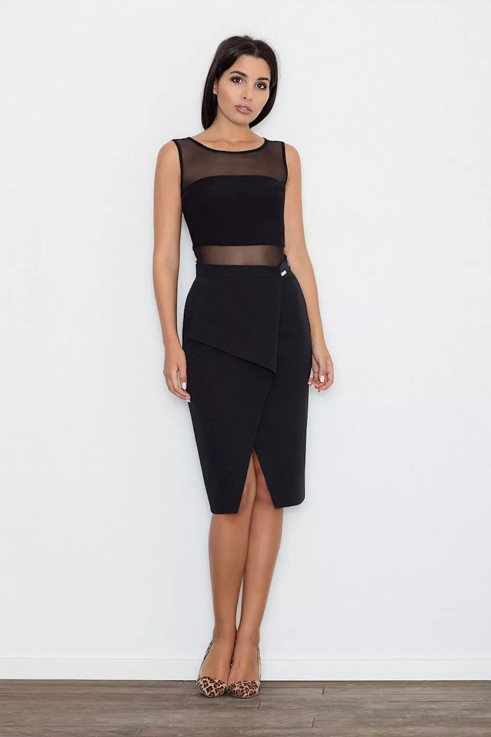 Klasikinis sijonas, modelis 111095, Figl