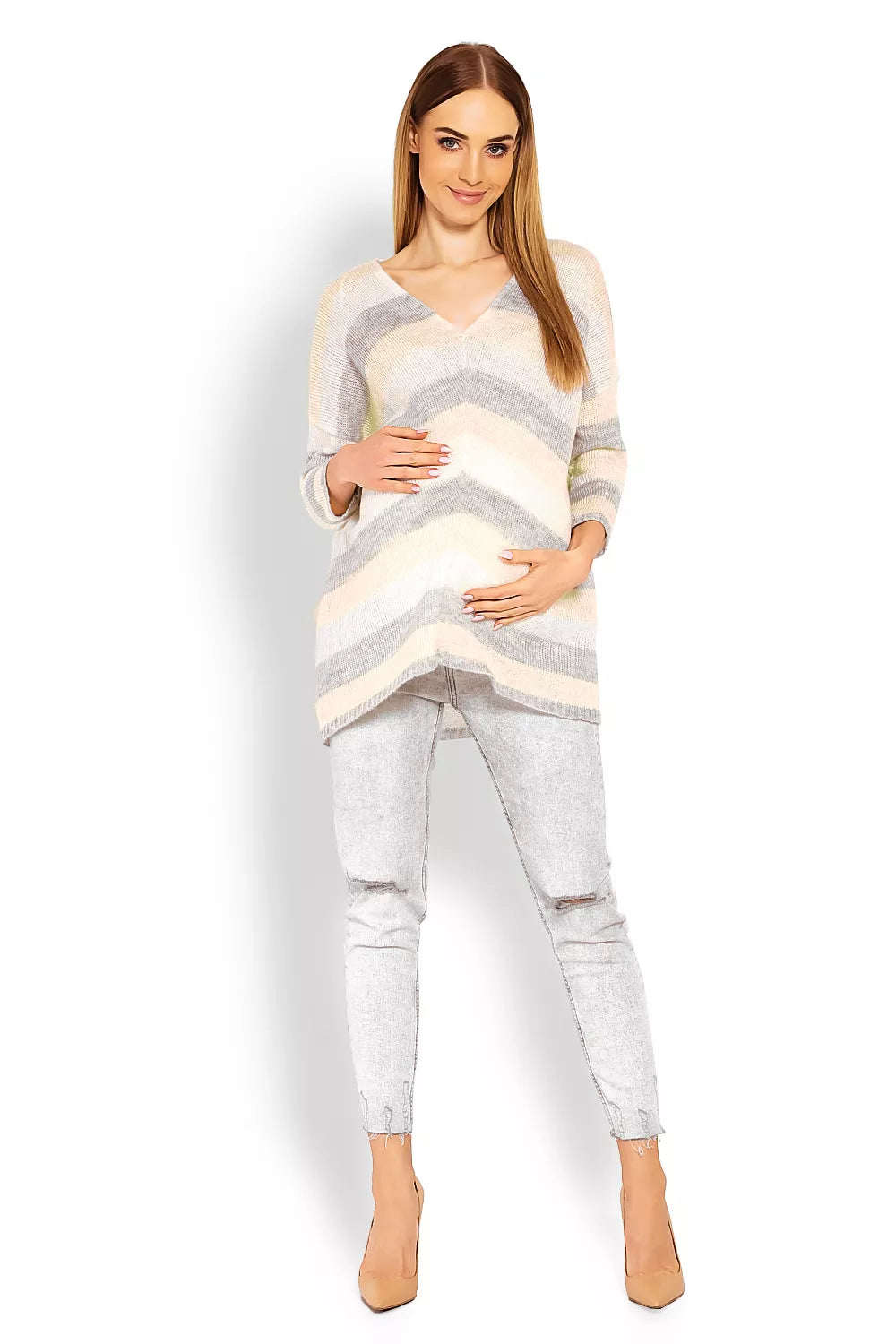Nėštumo megztinis, modelis 114523 PeeKaBoo