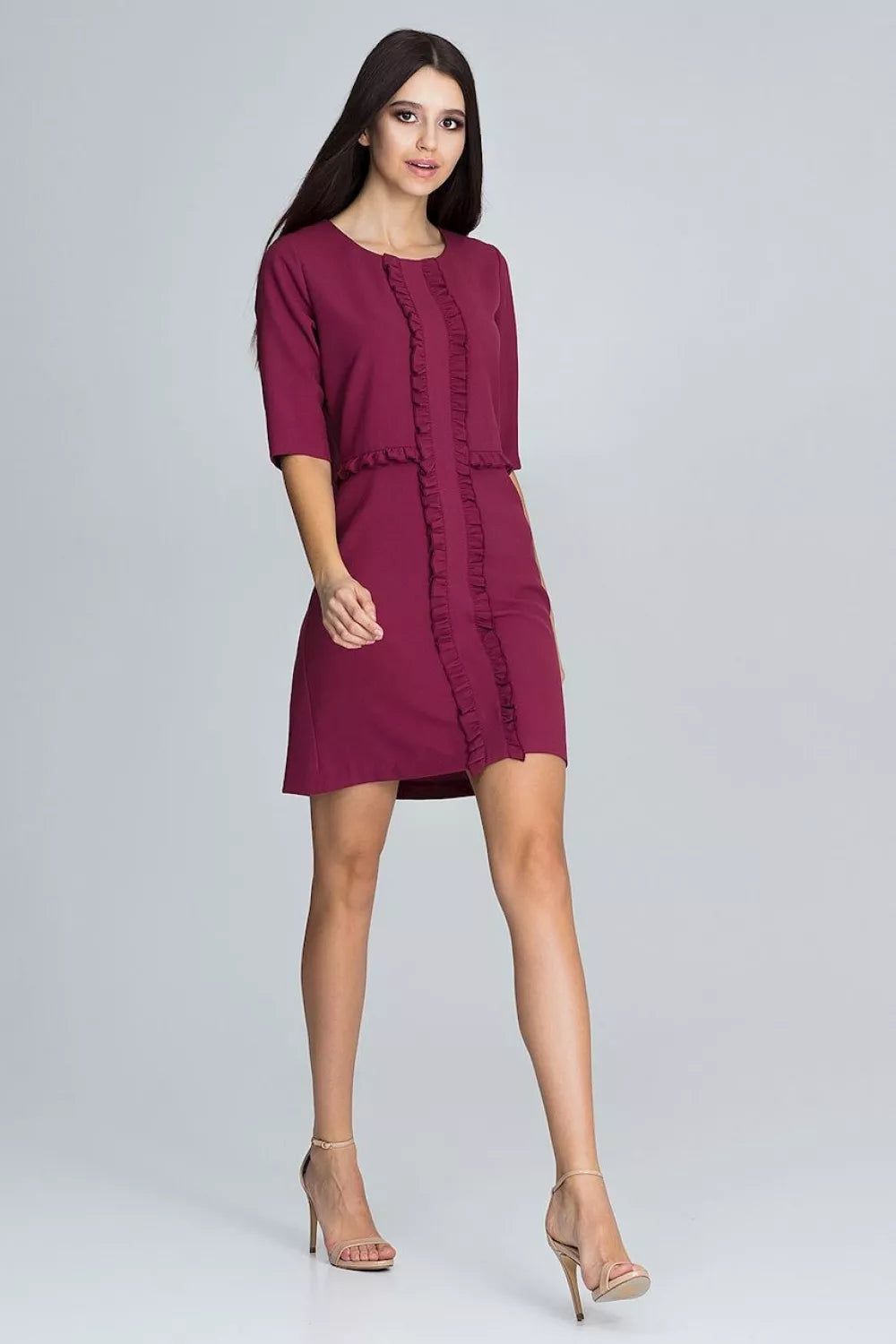 Kokteilinė suknelė, modelis 116234, Figl