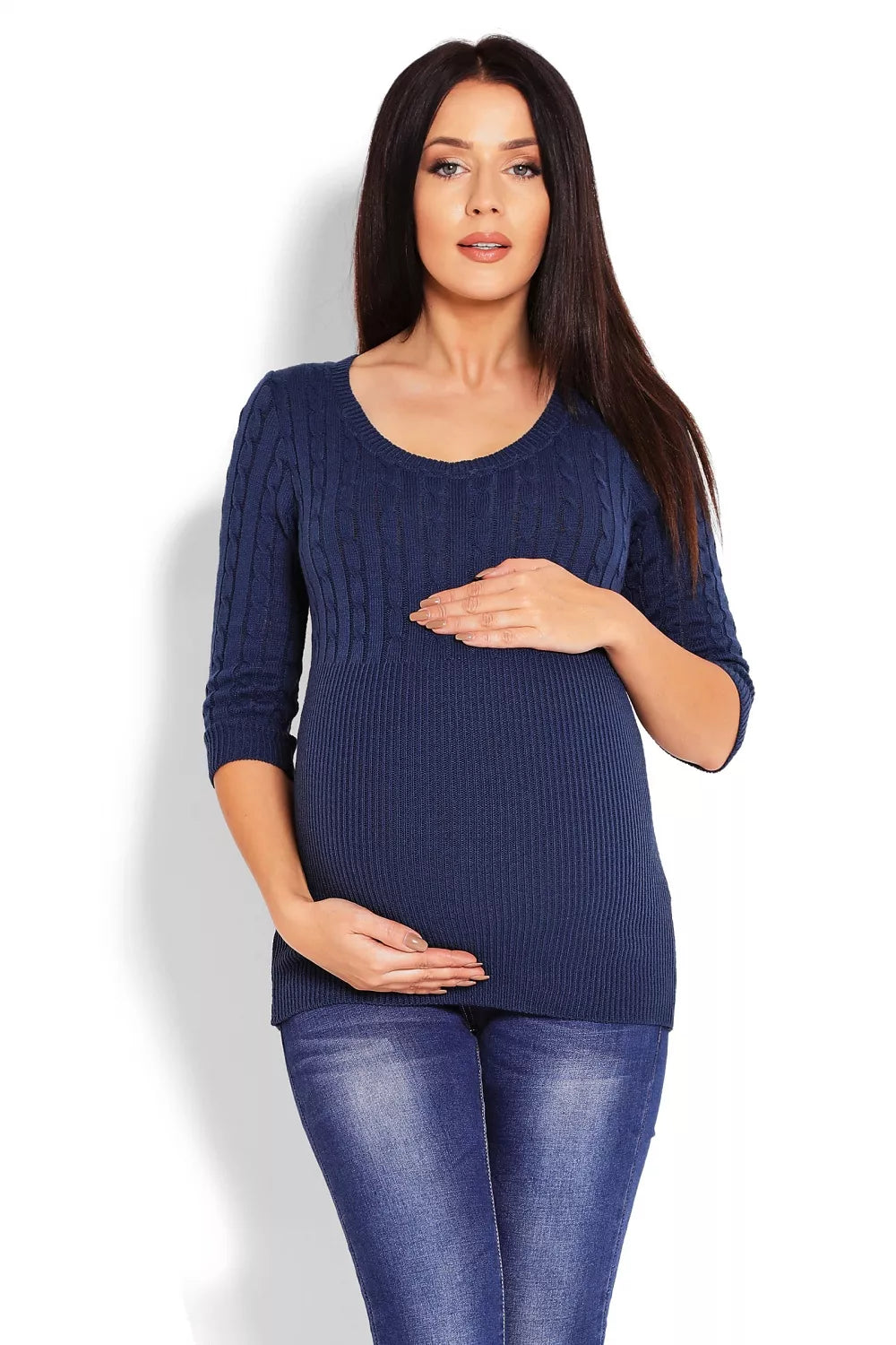 Nėštumo megztinis, modelis 123422 PeeKaBoo