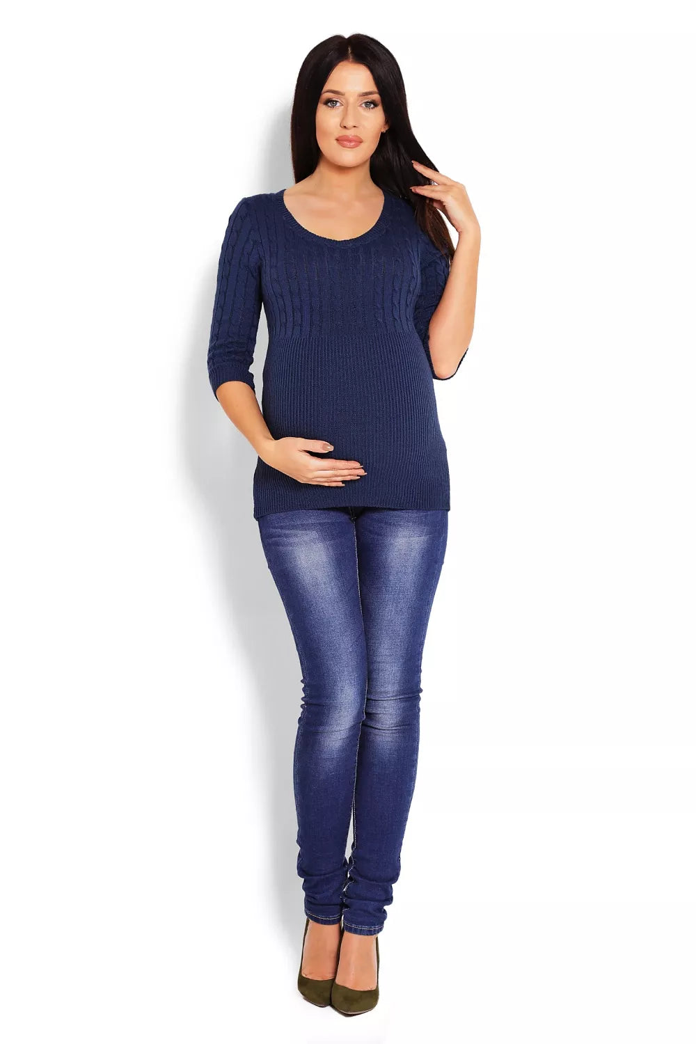 Nėštumo megztinis, modelis 123422 PeeKaBoo