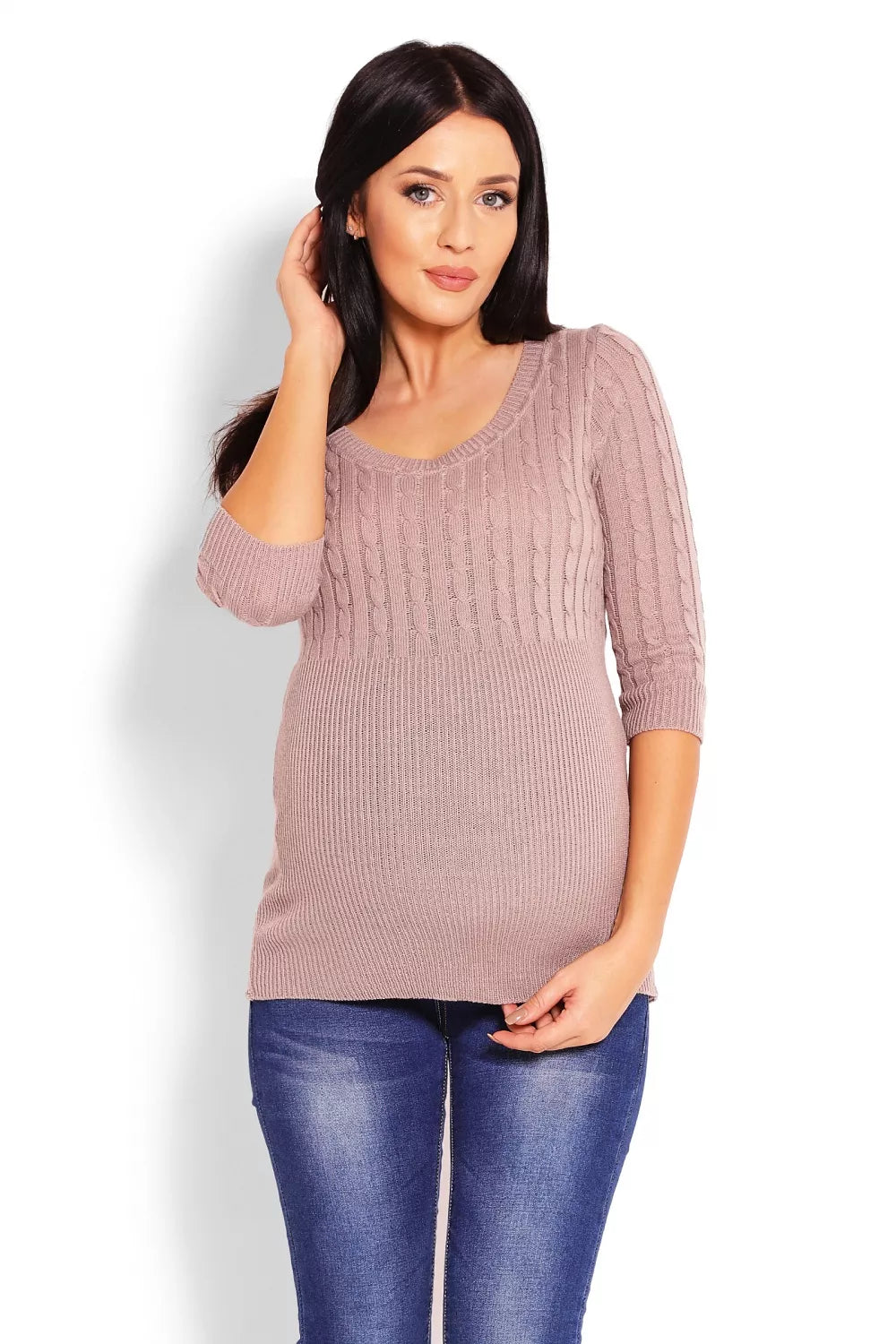 Nėščiosios megztinis, modelis 123423 PeeKaBoo