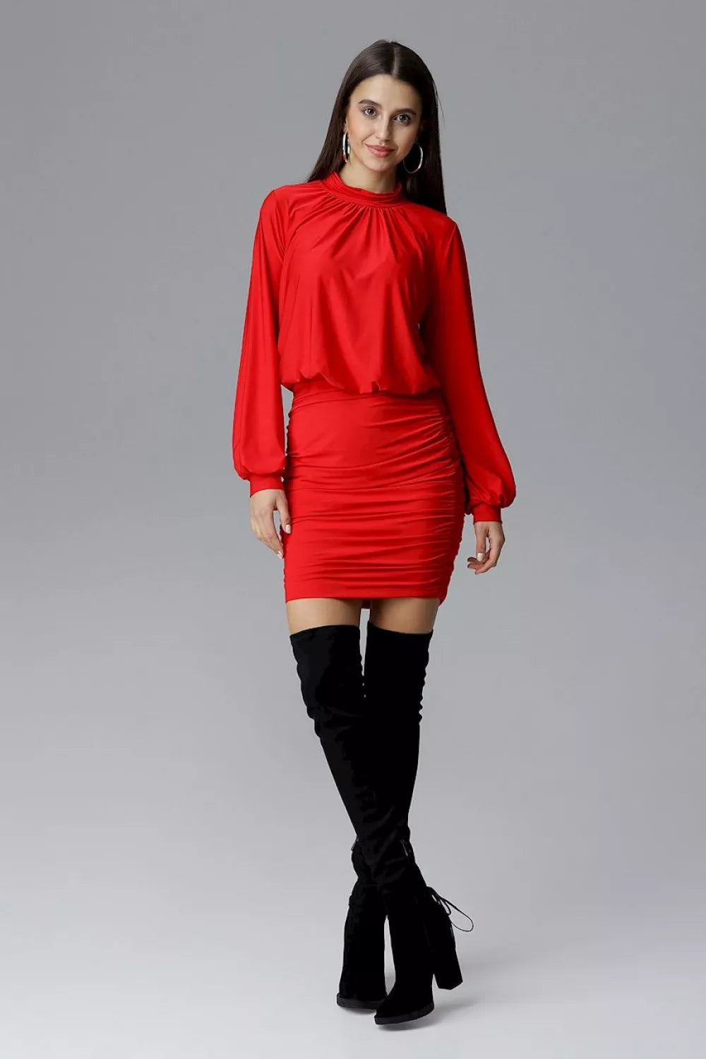 Kokteilinė suknelė, modelis 126008, Figl