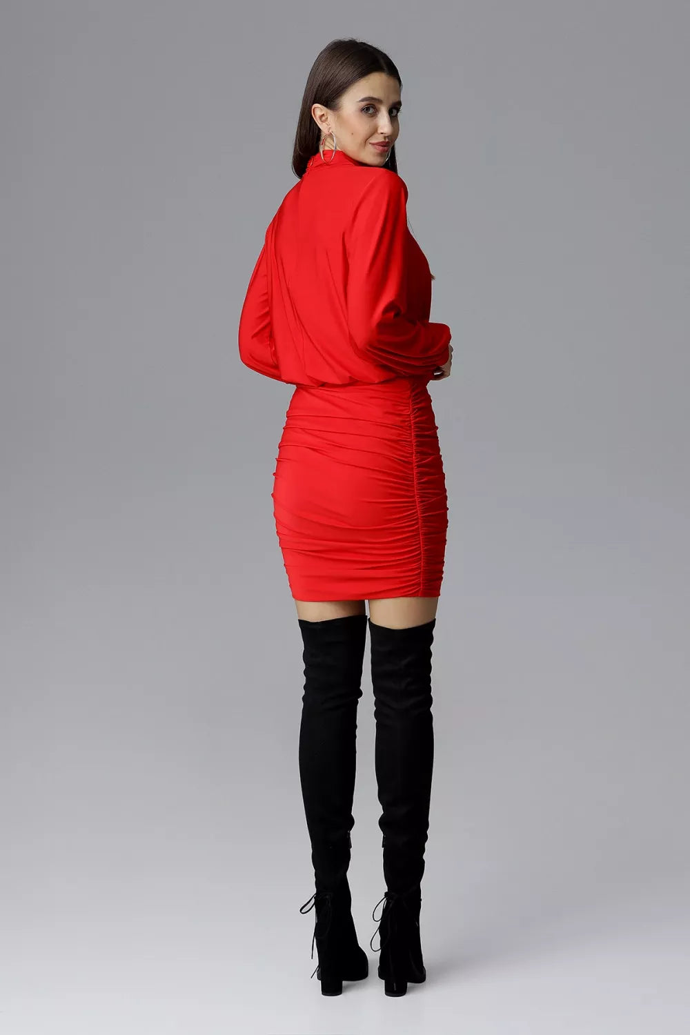 Kokteilinė suknelė, modelis 126008, Figl