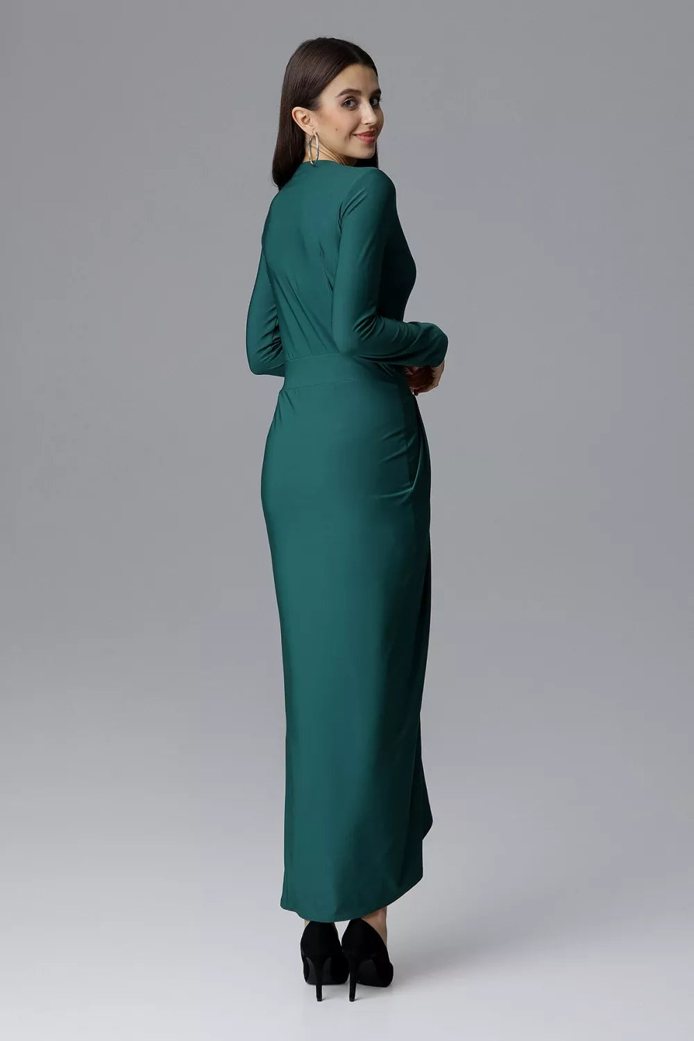 Ilga suknelė, modelis 126214, Figl