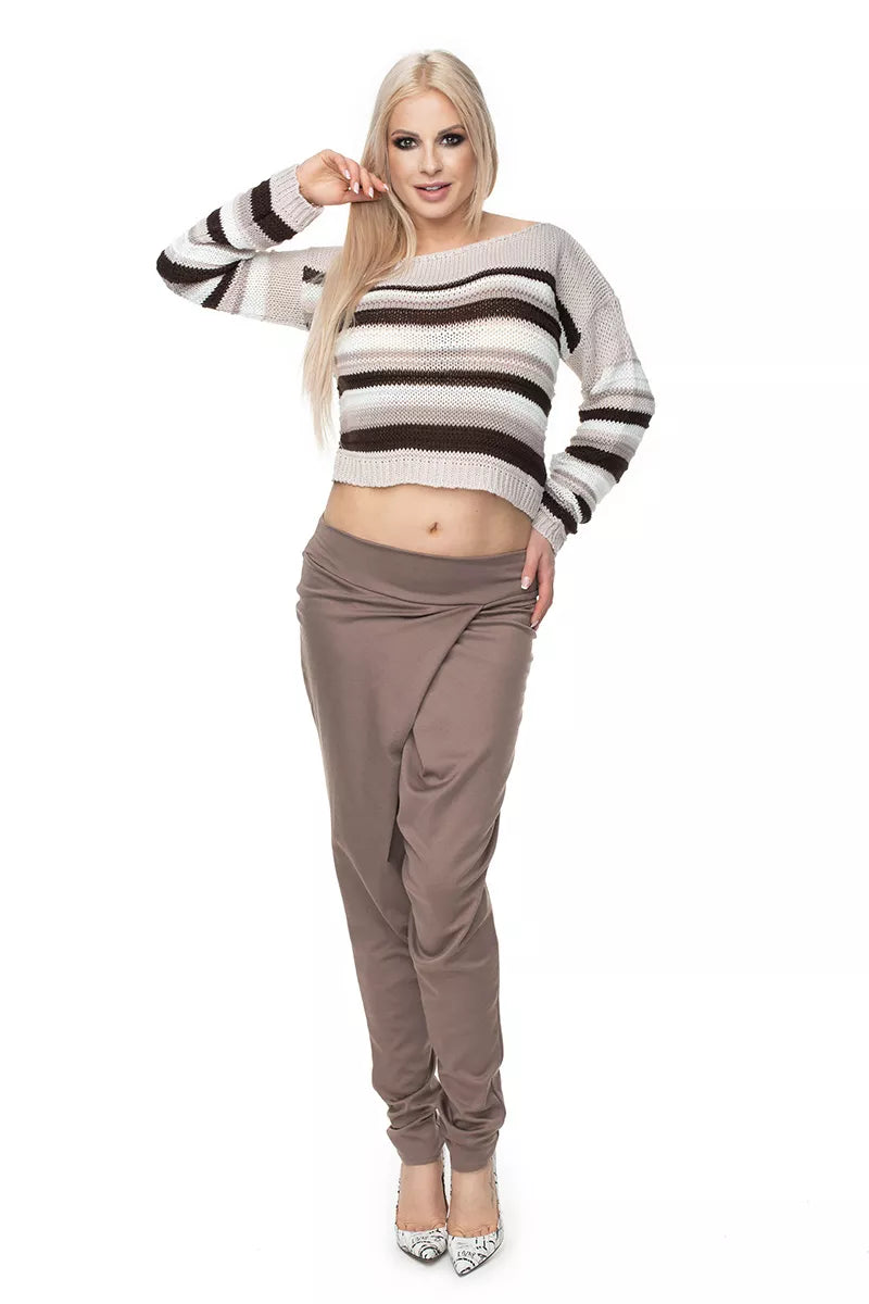 Trumpas megztinis, modelis 131596 PeeKaBoo