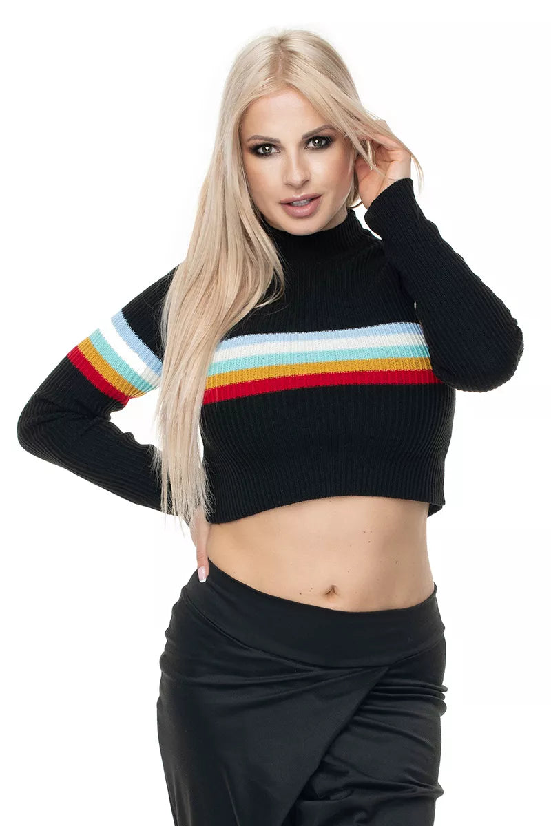 Trumpas megztinis, modelis 131599 PeeKaBoo