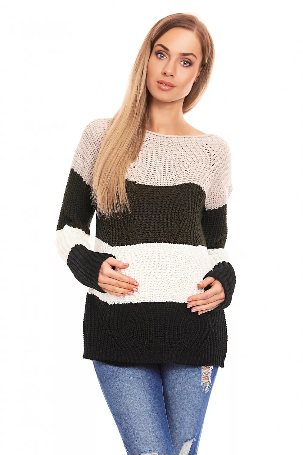 Nėščiosios megztinis, modelis 132018 PeeKaBoo