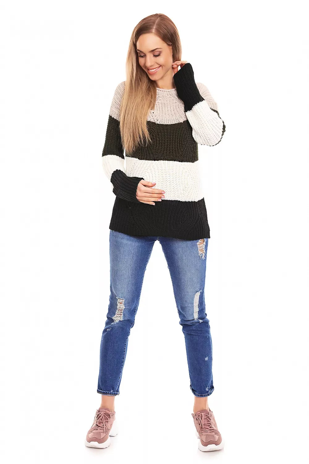 Nėščiosios megztinis, modelis 132018 PeeKaBoo