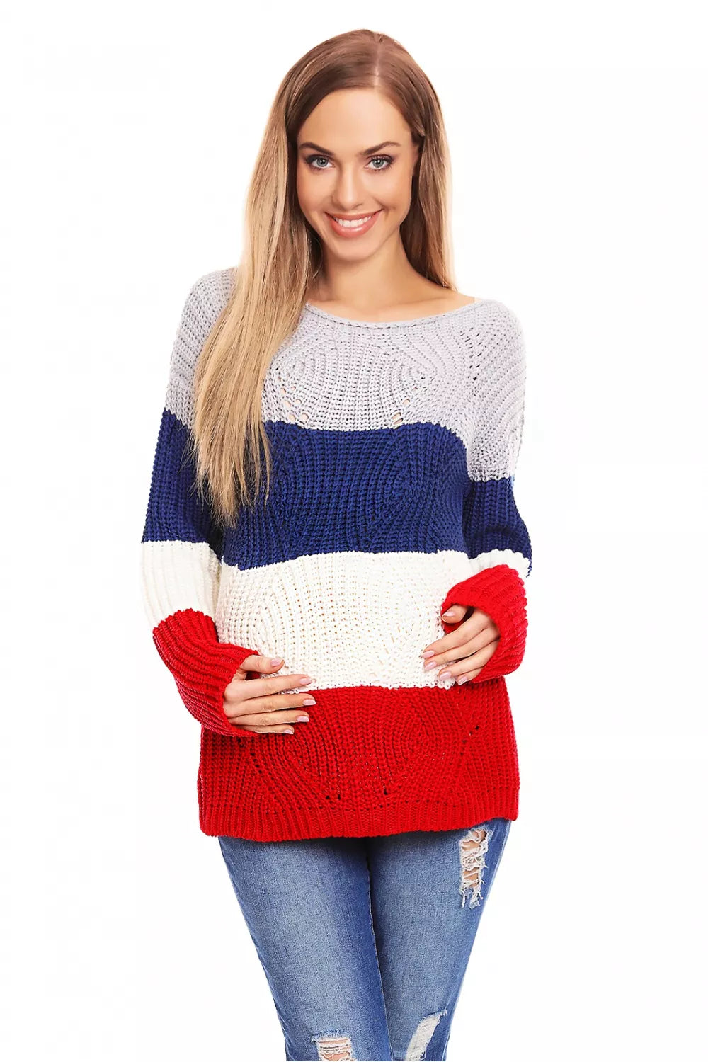Nėštumo megztinis, modelis 132021 PeeKaBoo
