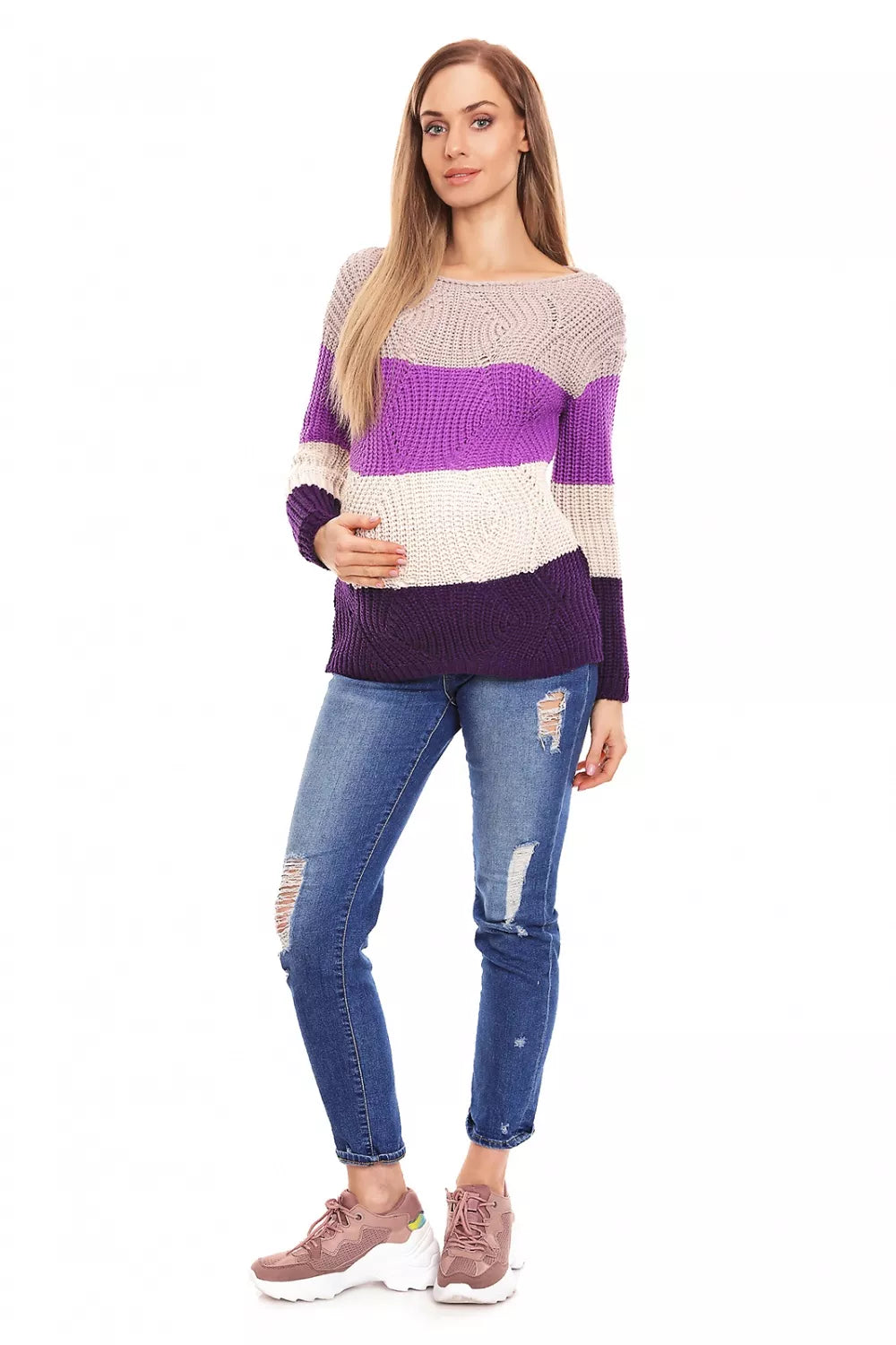 Nėštumo megztinis, modelis 132023 PeeKaBoo