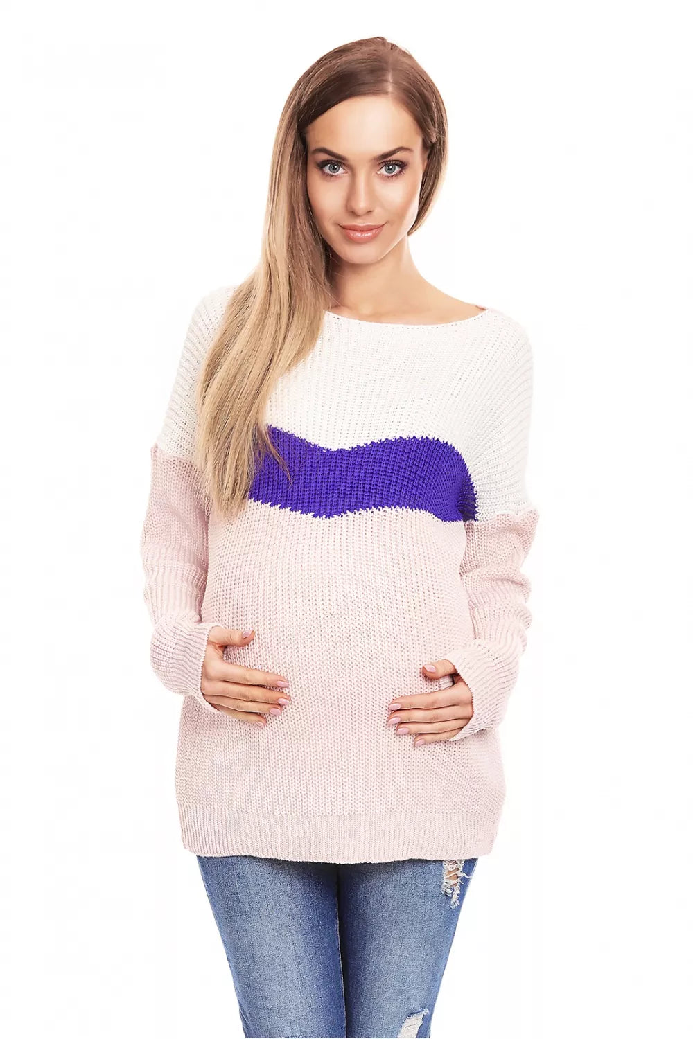 Nėštumo megztinis, modelis 132025 PeeKaBoo