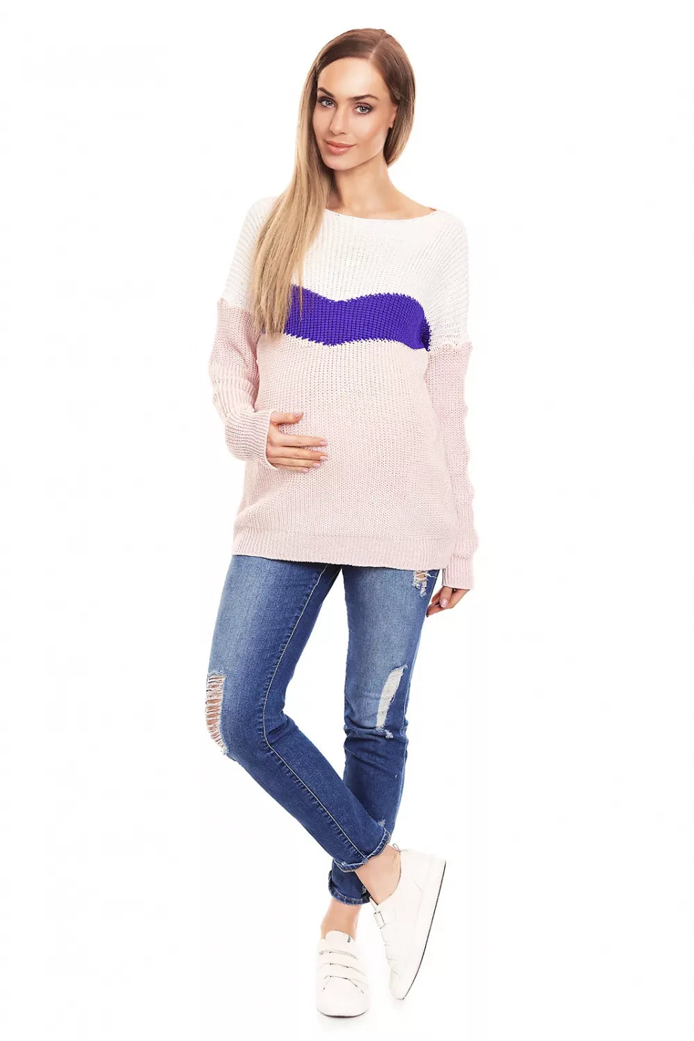 Nėštumo megztinis, modelis 132025 PeeKaBoo
