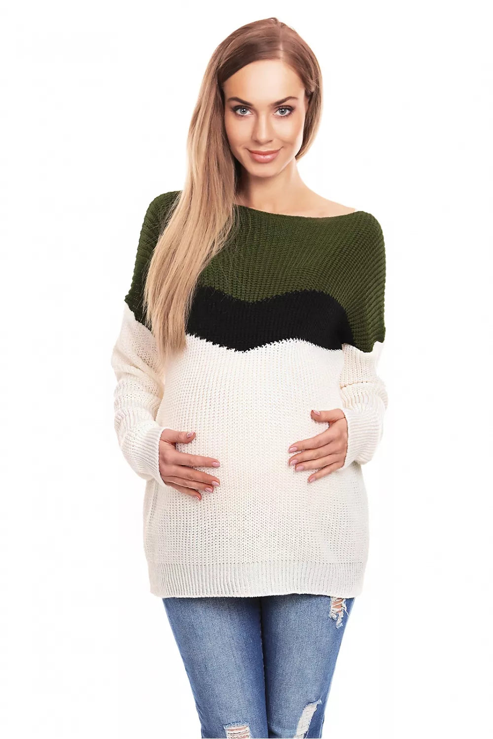 Nėštumo megztinis, modelis 132026 PeeKaBoo