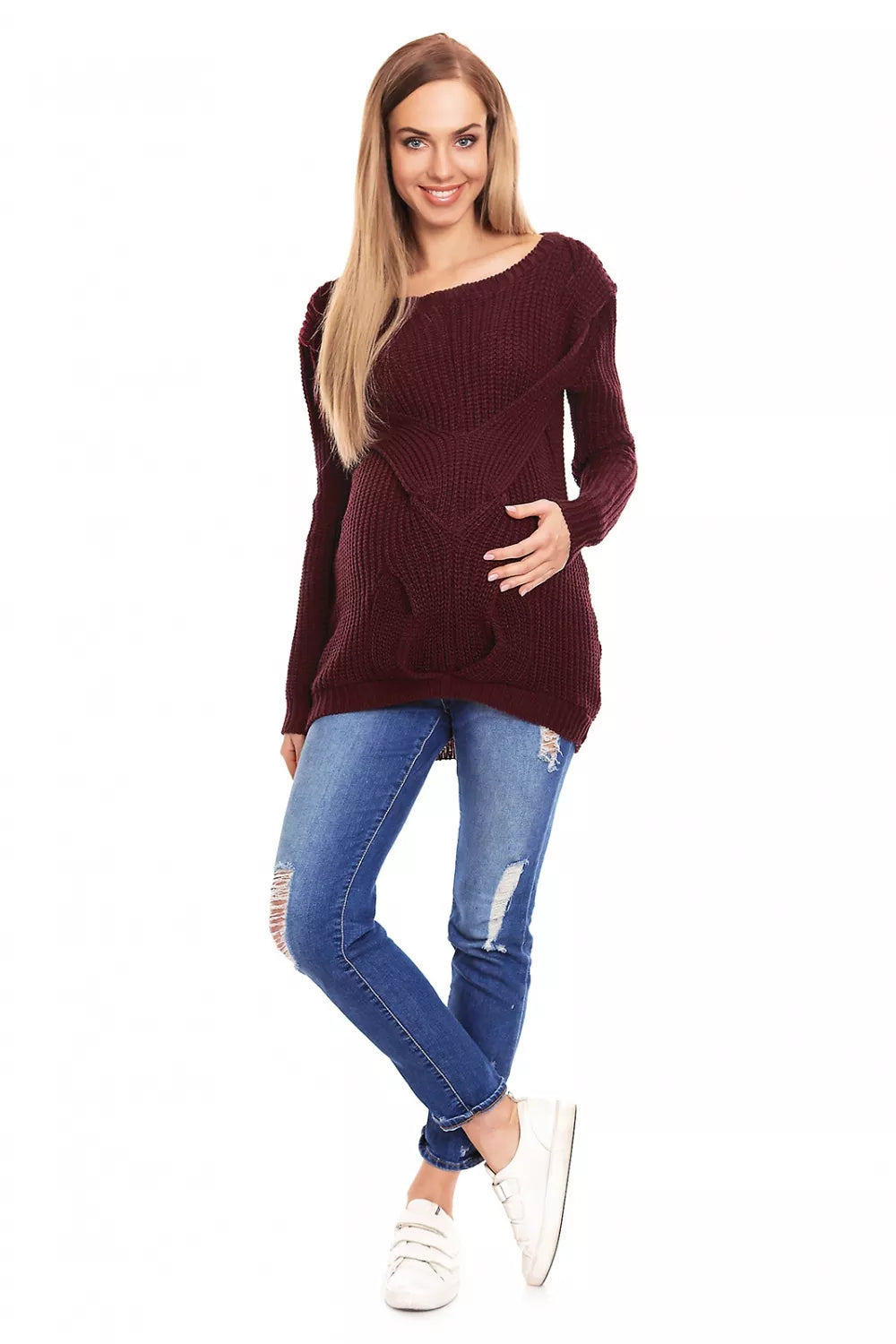 Nėštumo megztinis, modelis 132031 PeeKaBoo