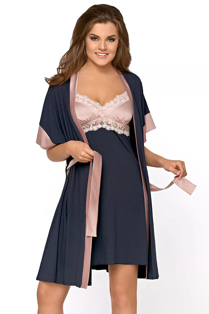 Trumpas chalatas, modelis 133940, Babella