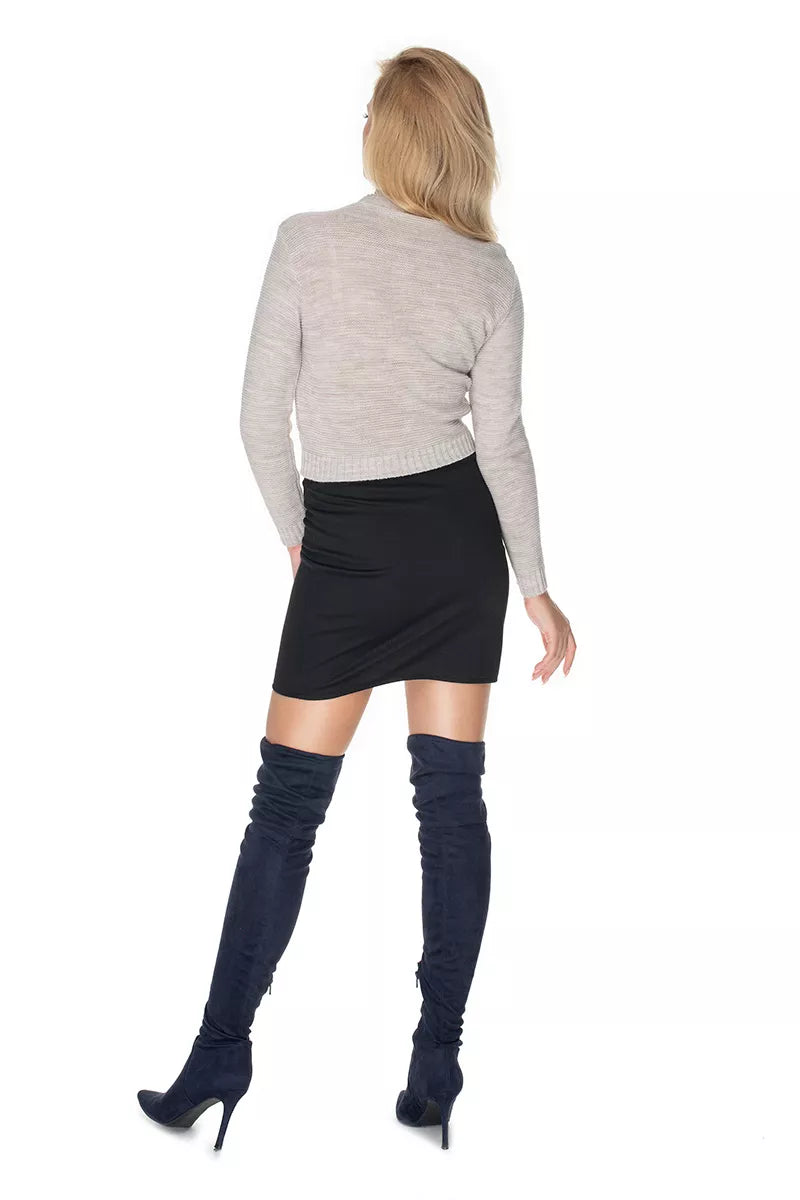 Trumpas megztinis, modelis 135322 PeeKaBoo