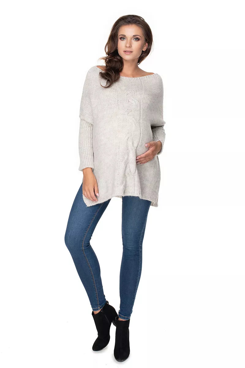 Nėštumo megztinis, modelis 135981 "PeeKaBoo"