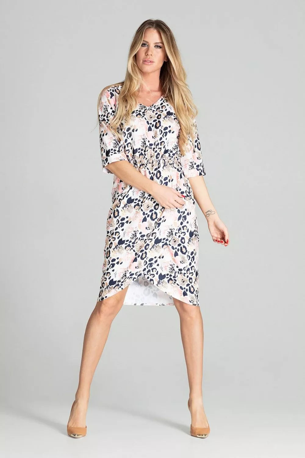 Dieninė suknelė, modelis 141740, Figl