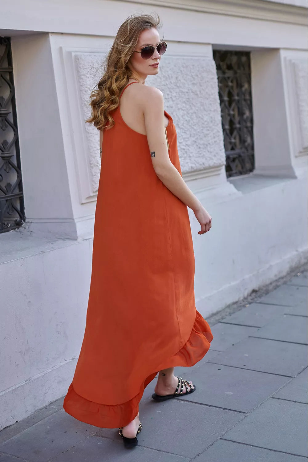 Suknelė kasdienai, modelis 145599, Makadamia