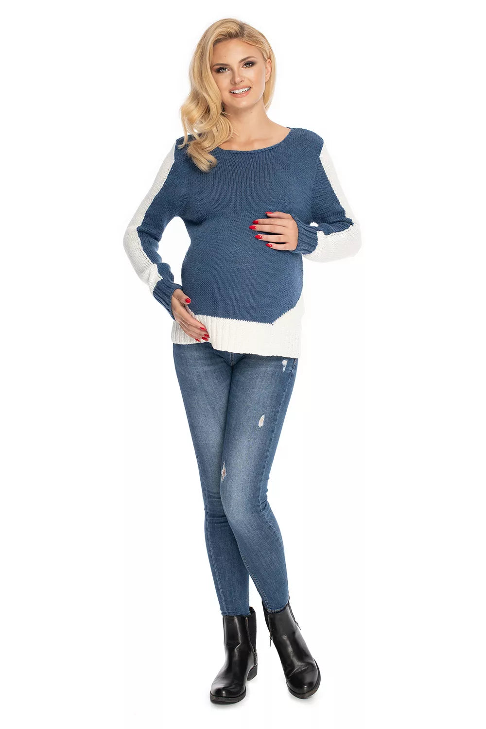Nėštumo megztinis, modelis 147497 PeeKaBoo