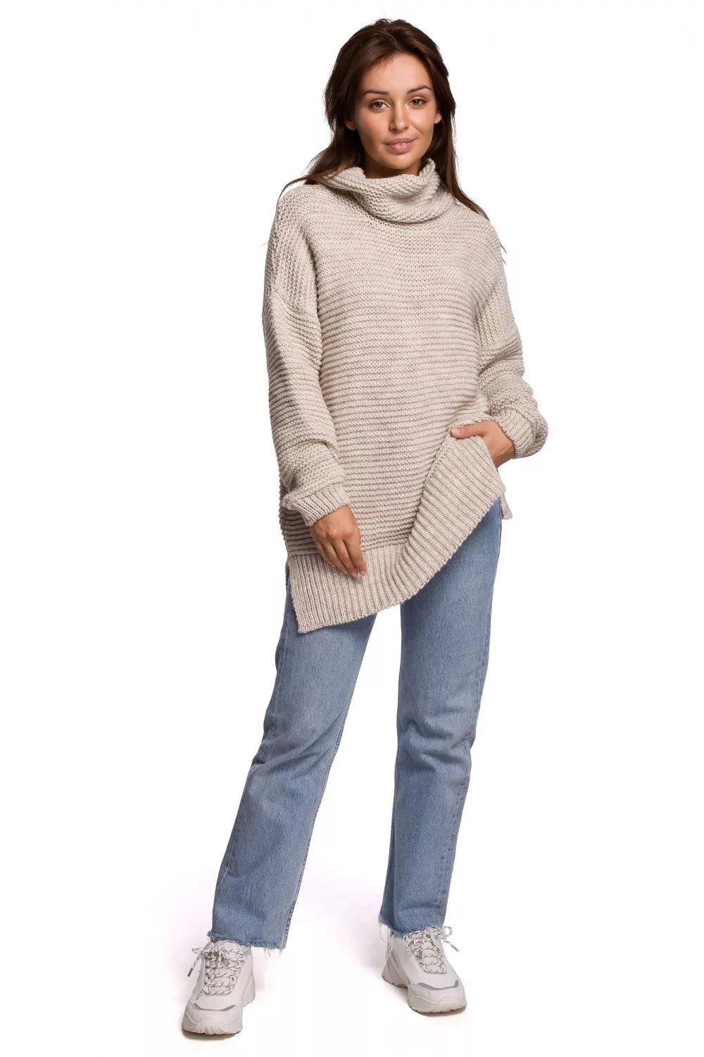 Palaidinė aukštu kaklu, modelis 148271 BE Knit
