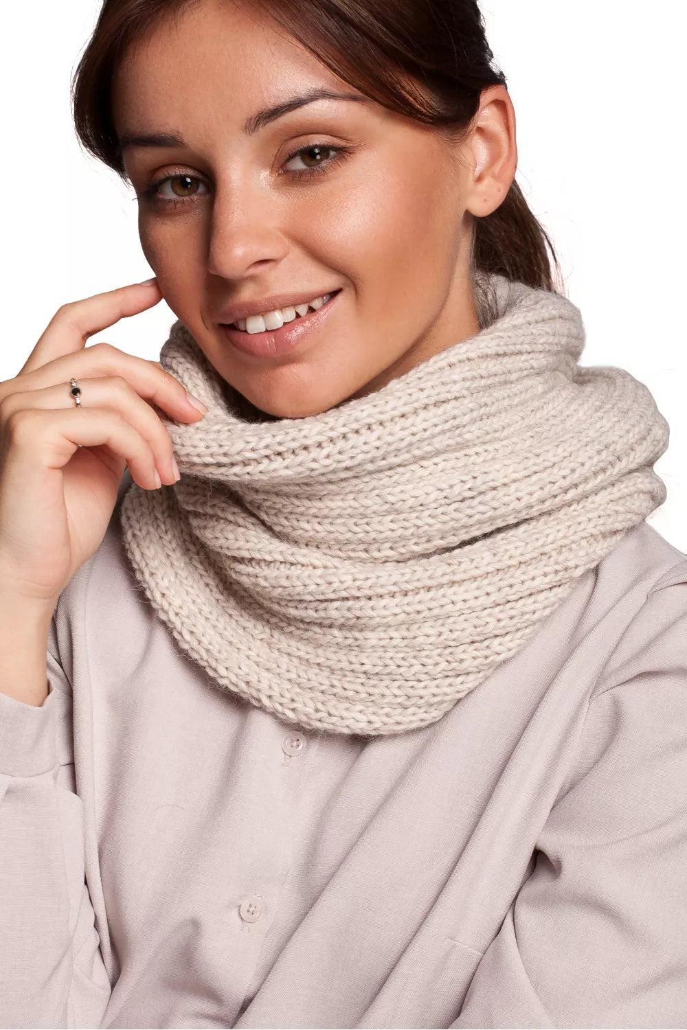Šalikas-begalybė, modelis 148895 BE Knit
