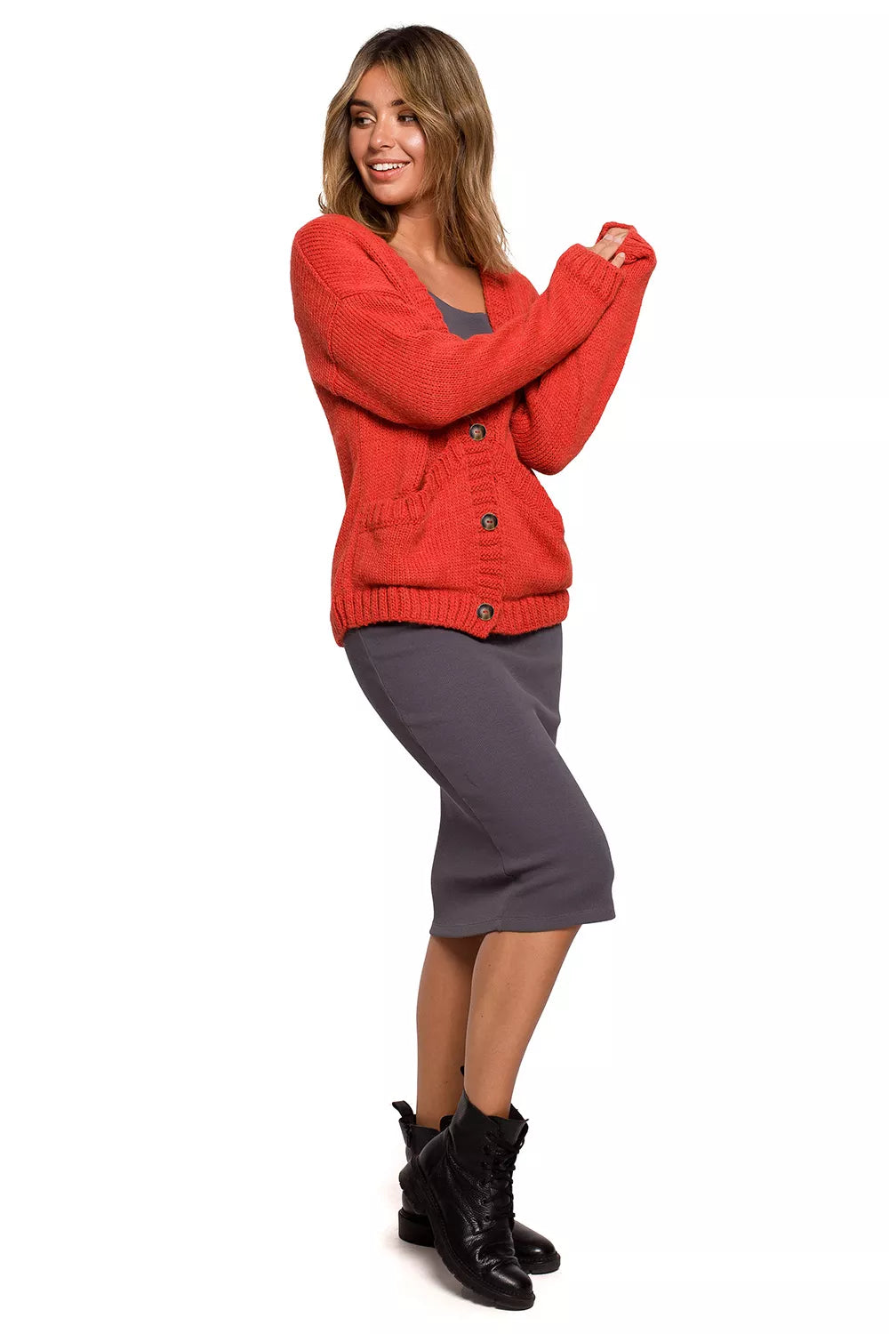 Kardiganas, modelis 157593 BE Knit