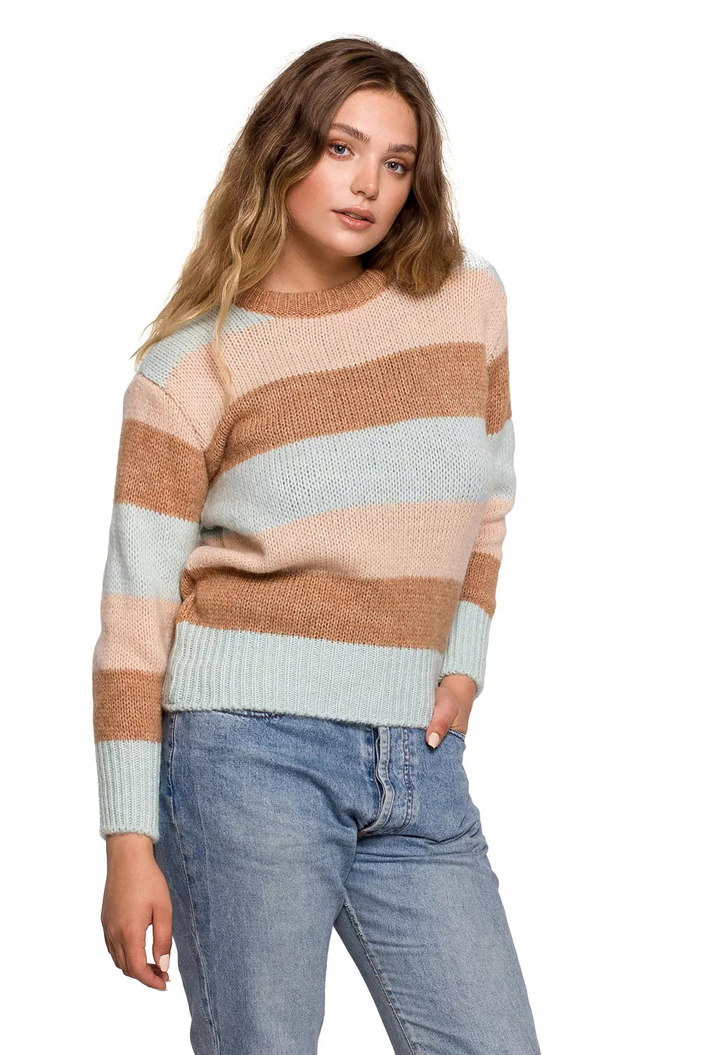 Megztinis, modelis 157607 BE Knit