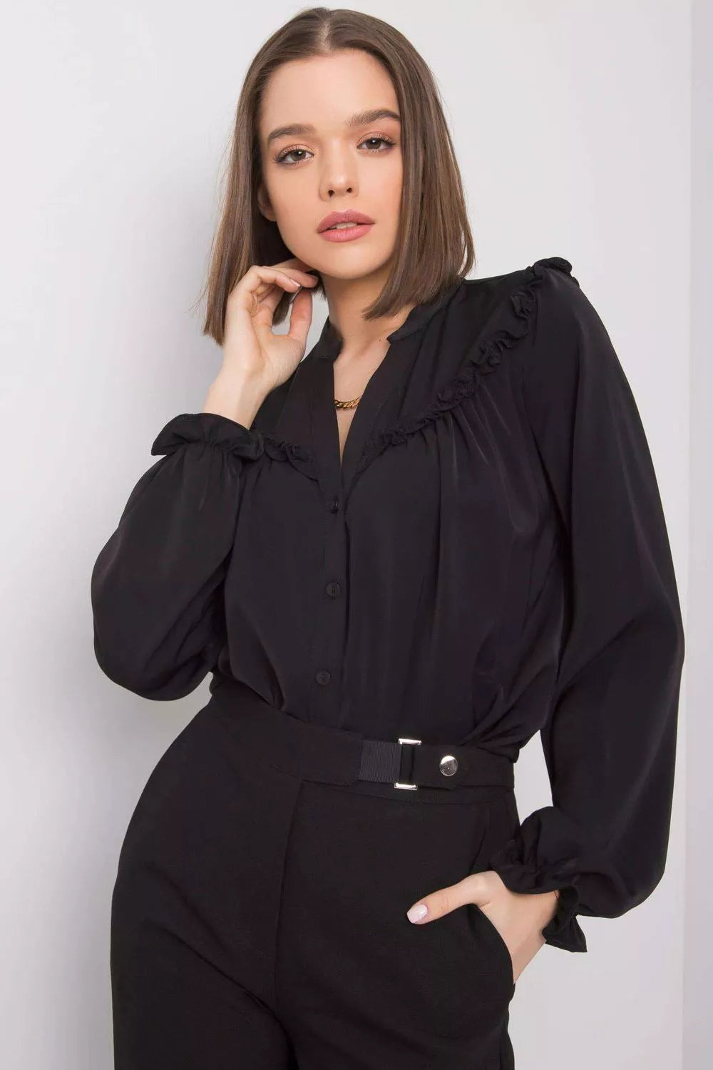 Marškiniai ilgomis rankovėmis, modelis 159782, Och Bella