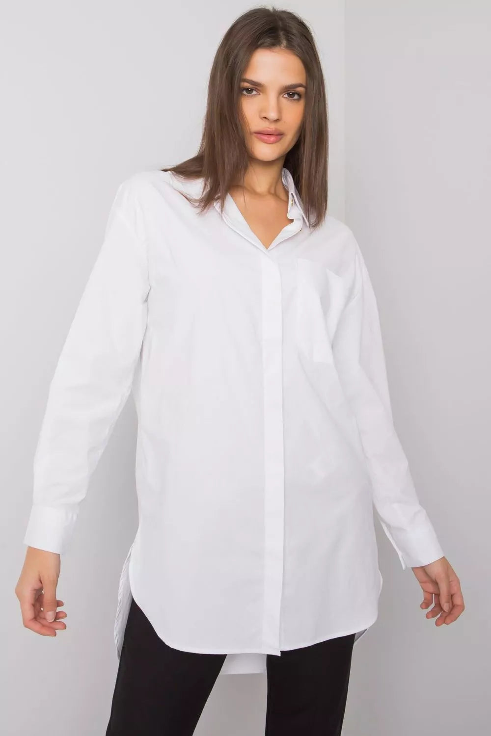 Marškiniai ilgomis rankovėmis, modelis 160738, Ex Moda