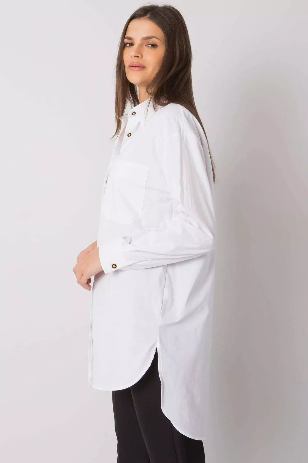 Marškiniai ilgomis rankovėmis, modelis 160738, Ex Moda