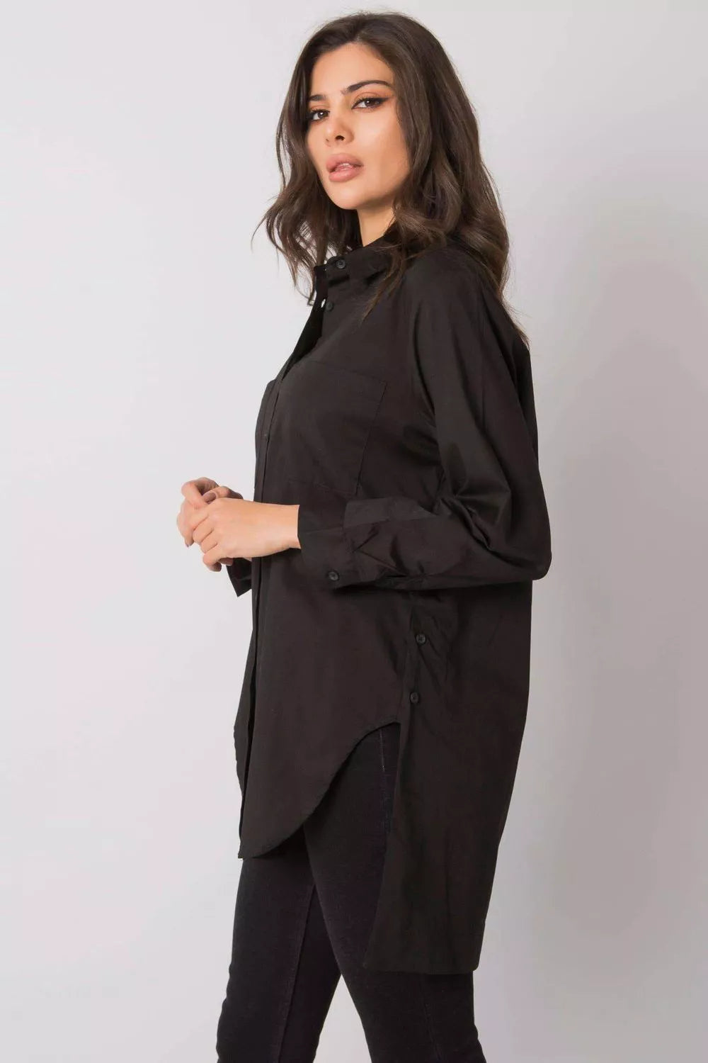 Marškiniai ilgomis rankovėmis, modelis 160739, Ex Moda